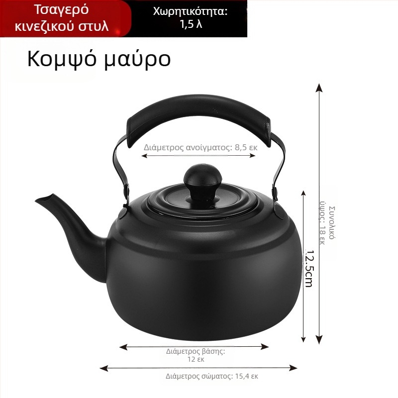 Hongmeishun από ανοξείδωτο χάλυβα βραστό τσαγιέρα φίλτρου ματιών τσαγιού επαγωγική εστία βραστό νερό εστιατόριο τσαγιέρα εξωτερική ηλεκτρική κεραμική σόμπα δοκός δοχείου