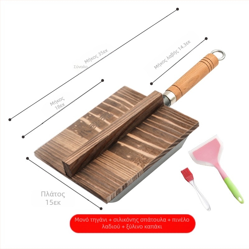 Ιαπωνικό ταμαγκογιάκι, χοντρό τηγάνι με ψητό αυγό, τετράγωνο τηγάνι ομελέτας, χωρίς επίστρωση, αντικολλητικό τηγάνι, τηγάνι από χυτοσίδηρο