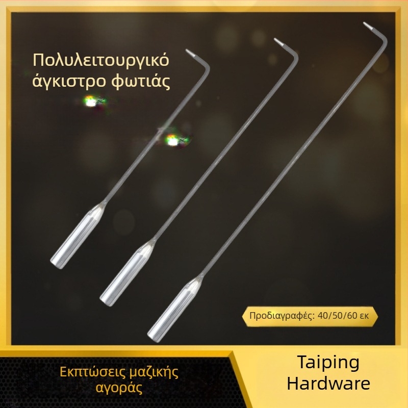 Γάντζος πυρκαγιάς γάντζο πυρκαγιάς αξεσουάρ γάντζου πυρκαγιάς γάντζο φωτιάς καυσόξυλα σόμπα μπάρμπεκιου σίδερο τζάκι θέρμανσης σόμπας εργαλείο γάντζου