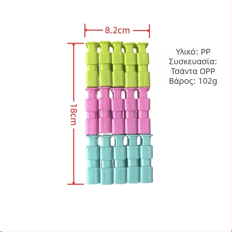 Κλιπ για σνακ, αδιάβροχο, κλιπ συντήρησης, κλιπ σφράγισης πλαστικής σακούλας, κλιπ σφράγισης σακούλας γάλακτος σε σκόνη, εργαλείο σφράγισης κλιπ