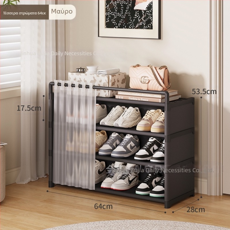 Ράφι παπουτσιών για την είσοδο του σπιτιού Πολυστρωματικό ντουλάπι αποθήκευσης παπουτσιών με συρτάρια Απλό ντουλάπι παπουτσιών για ενοικιαζόμενη κατοικία που δεν καταλαμβάνει χώρο
