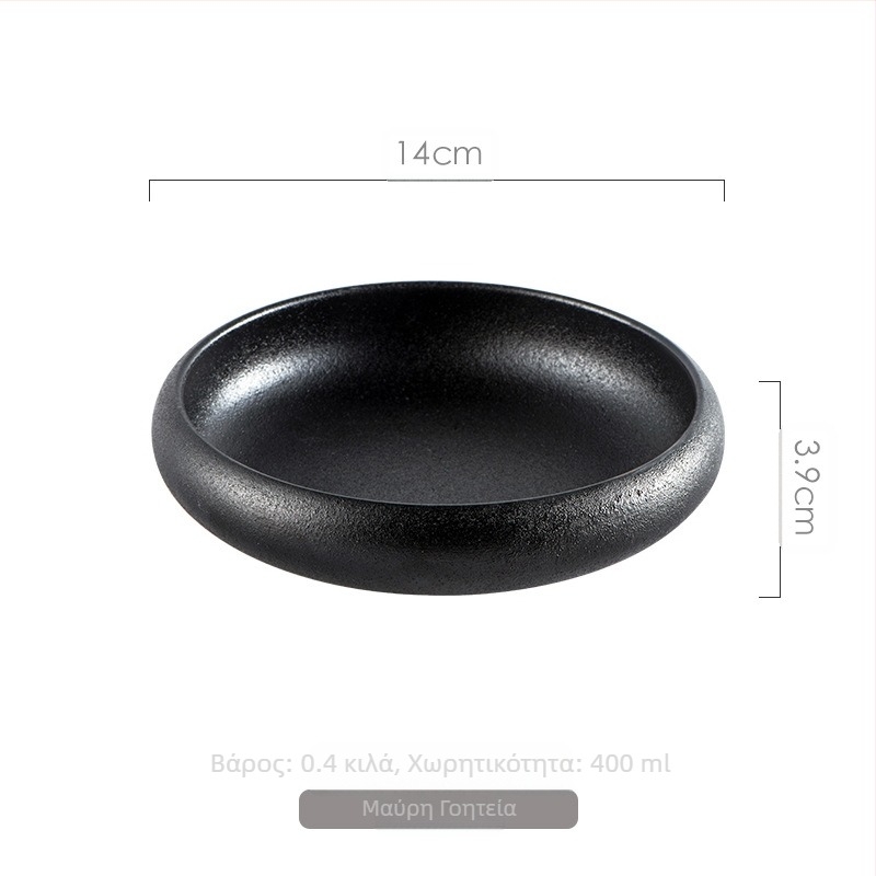 Κεραμικά επιτραπέζια σκεύη Meiguang ιαπωνικού στιλ, στρογγυλό βαθύ πιάτο 6 ιντσών, πιάτο φρούτων για σούσι kimchi κορεάτικου στιλ, κρύο πιάτο επιτραπέζια σκεύη