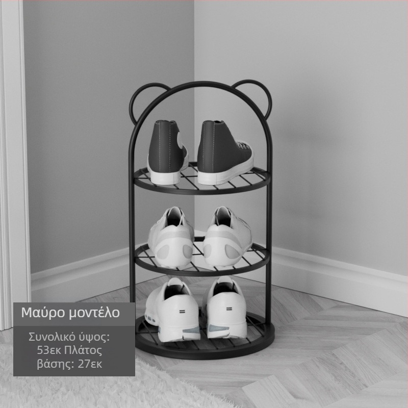 Ράφι παπουτσιών Απλή πόρτα οικιακής χρήσης Πολυστρωματική αποθήκευση μικρή στενή παπουτσοθήκη που εξοικονομεί χώρο Ισχυρή και ανθεκτική παπουτσοθήκη