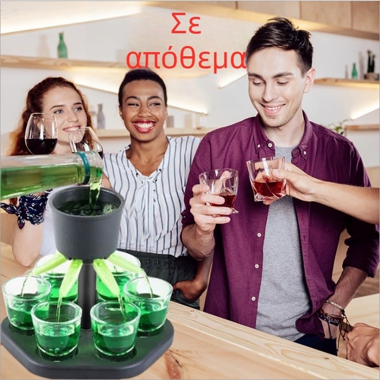 Διασυνοριακός εξαγωνικός διανομέας κρασιού Fair με σημεία, διανομέας κρασιού από γυαλί, εργαλείο σερβιρίσματος κρασιού για πάρτι, σετ δίσκων από ποτήρια κρασιού