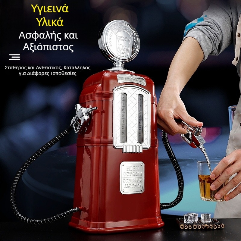 Vintage Creative Bar Διπλό Πιστόλι Διανομέας Κρασιού Κανόνι Κρασιού Πύργος Κρασιού Βενζινάδικο Μηχανή Έγχυσης Κρασιού Μηχανή Μπύρας Μηχανή Μπύρας για Σπίτι