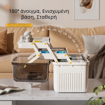 Φαρμακείο για το σπίτι Μεγάλο κουτί αποθήκευσης φαρμάκων Οικιακό κουτί φαρμάκων μεγάλης χωρητικότητας Ιατρικό κουτί φαρμάκων έκτακτης ανάγκης Ταξινόμηση φαρμακείου