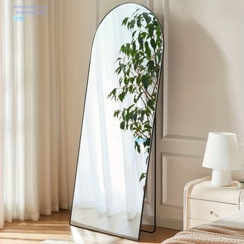 Αψιδωτός καθρέφτης πλήρους μήκους 64 X 21/59X16 με βάση διαγώνια