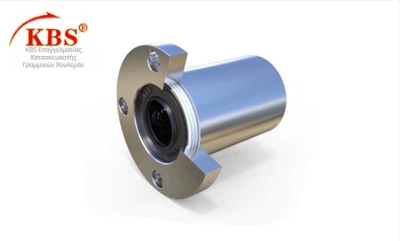 Γραμμικό ρουλεμάν φλαντζών Kbs μηχανημάτων Hangzhou Yinstone Lmf/Lmk/Lmh/Uu σφραγισμένο ηλεκτρολυτικά επινικελωμένο N υψηλής ακρίβειας