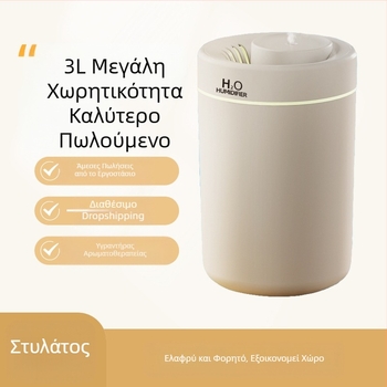 Υγραντήρας σπιτιού, κρεβατοκάμαρα, σίγαση, μεγάλη χωρητικότητα, υγραντήρας ομίχλης για επιφάνεια εργασίας, καθαρισμός αέρα, διαχύτης αρώματος για μητέρα και παιδί, δώρο