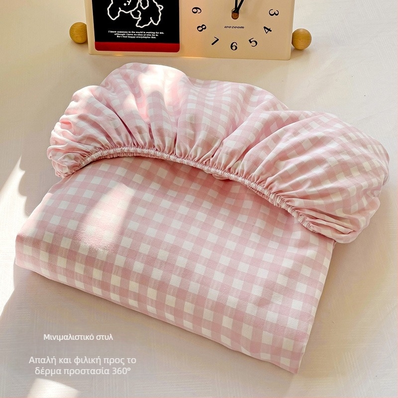 Σεντόνια Muji Style με εφαρμοστά σεντόνια από καθαρό βαμβάκι, τύπου Α, μονό τεμάχιο από καθαρό βαμβάκι, καλής ποιότητας, καλύμματα σεντονιών από καθαρό βαμβάκι, για μητρική και βρεφική χρήση, αυτοχρησιμοποιούμενα.