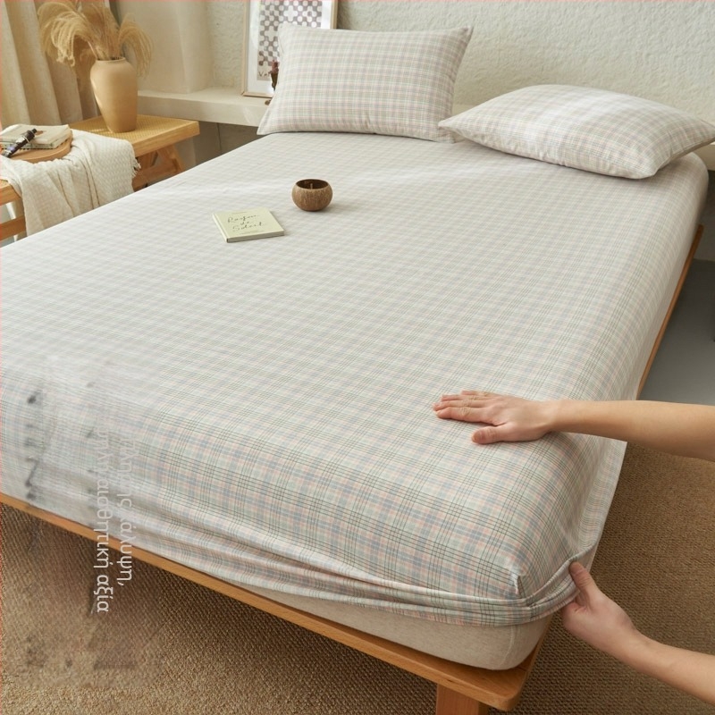 Σεντόνια Muji Style με εφαρμοστά σεντόνια από καθαρό βαμβάκι, τύπου Α, μονό τεμάχιο από καθαρό βαμβάκι, καλής ποιότητας, καλύμματα σεντονιών από καθαρό βαμβάκι, για μητρική και βρεφική χρήση, αυτοχρησιμοποιούμενα.