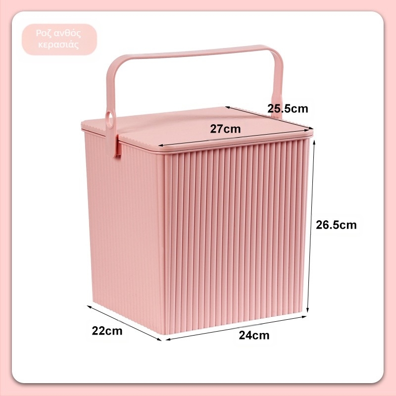 Πυκνό τετράγωνο βαρέλι αποθήκευσης κούκλας με καπάκι φορητό πολλαπλών χρήσεων βαρέλι αποθήκευσης πλαστικό πλαίσιο μπάνιου σκαμπό μπάνιου χονδρικής