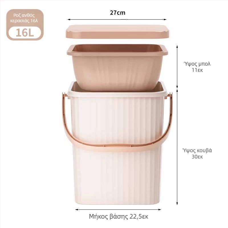 Πυκνό τετράγωνο βαρέλι αποθήκευσης κούκλας με καπάκι φορητό πολλαπλών χρήσεων βαρέλι αποθήκευσης πλαστικό πλαίσιο μπάνιου σκαμπό μπάνιου χονδρικής