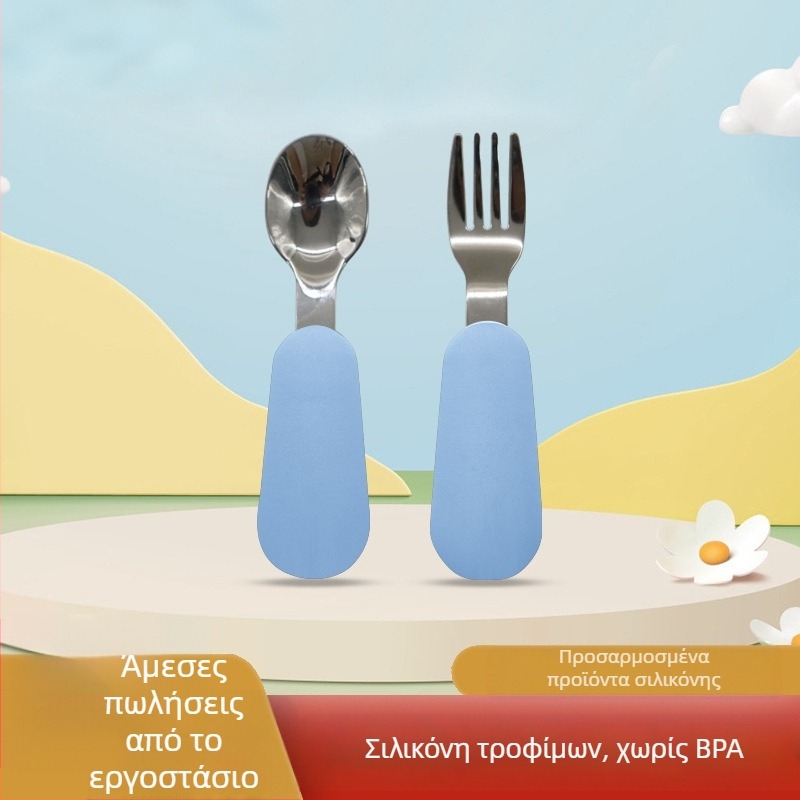 Παιδικό πιάτο φαγητού, μικρό σετ επιτραπέζιων σκευών, σιλικόνης, κατάλληλο για τρόφιμα, αφαιρούμενο πιάτο φαγητού από ανοξείδωτο ατσάλι 304, αντιολισθητικό με βεντούζα