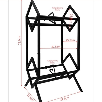 Ράφι δίσκων σαλονιού σπιτιού Πολυλειτουργική θήκη αποθήκευσης δίσκων βινυλίου Δημιουργική πολυστρωματική θήκη αποθήκευσης δίσκων από σίδερο και ξύλο