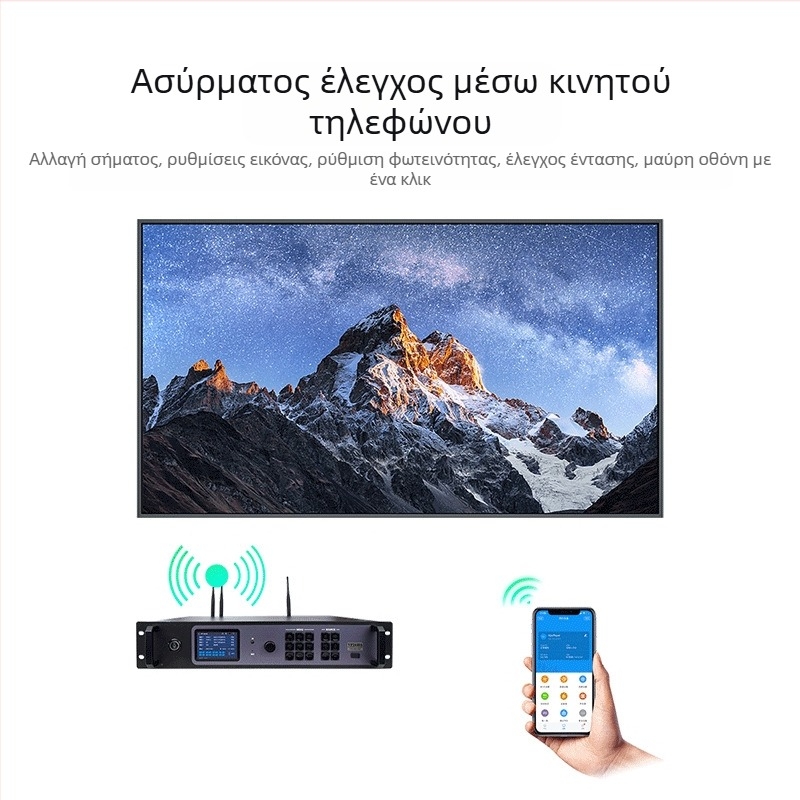 επεξεργαστής βίντεο σε κλίμακα του γκρι, πλήρης έγχρωμη ηλεκτρονική οθόνη LED οθόνη, επεξεργαστής βίντεο με ελεγκτή διαφήμισης οθόνης