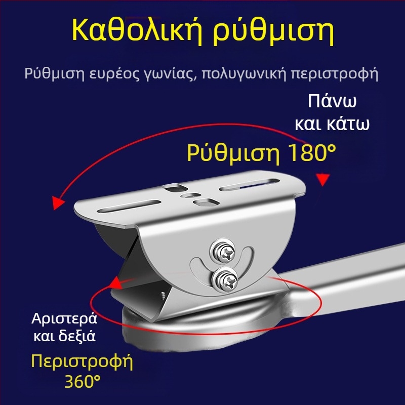 Παρακολούθηση 430 από ανοξείδωτο χάλυβα βραχίονα κάμερας με αντιεκρηκτική προστασία, ράβδος καλωδίων που αγκαλιάζει ράβδους, βραχίονα ασφαλείας φωτισμού δρόμου Duckbill Head Bracket