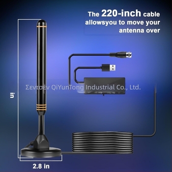 Νέα αδιάβροχη κεραία ψηφιακής τηλεόρασης 4K HD για εσωτερικούς και εξωτερικούς χώρους με ενισχυμένο δέκτη σήματος