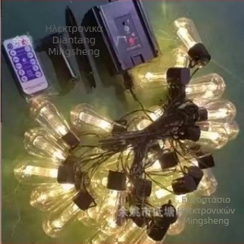 Amazon Hot Sale Ηλιακή Λάμπα Σταγόνας Νερού Φωτιστικό String Εξωτερική Αυλή Διασυνοριακή Hot Sale