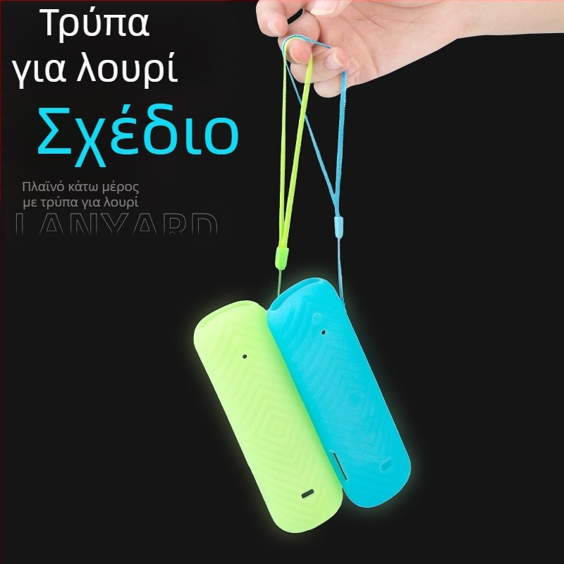 Κατάλληλο για το τηλεχειριστήριο TCL New Roku Express 4K UltraTV, προστατευτικό κάλυμμα σιλικόνης με οπή ακουστικών