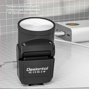 Διασυνοριακή προσεκτικά επιλεγμένη ρετρό μίνι φλας mirrorless κάμερα εξωτερικού φωτισμού ενσωματωμένης κάμερας hot shoe φορητό φως πλήρωσης φωτογραφίας