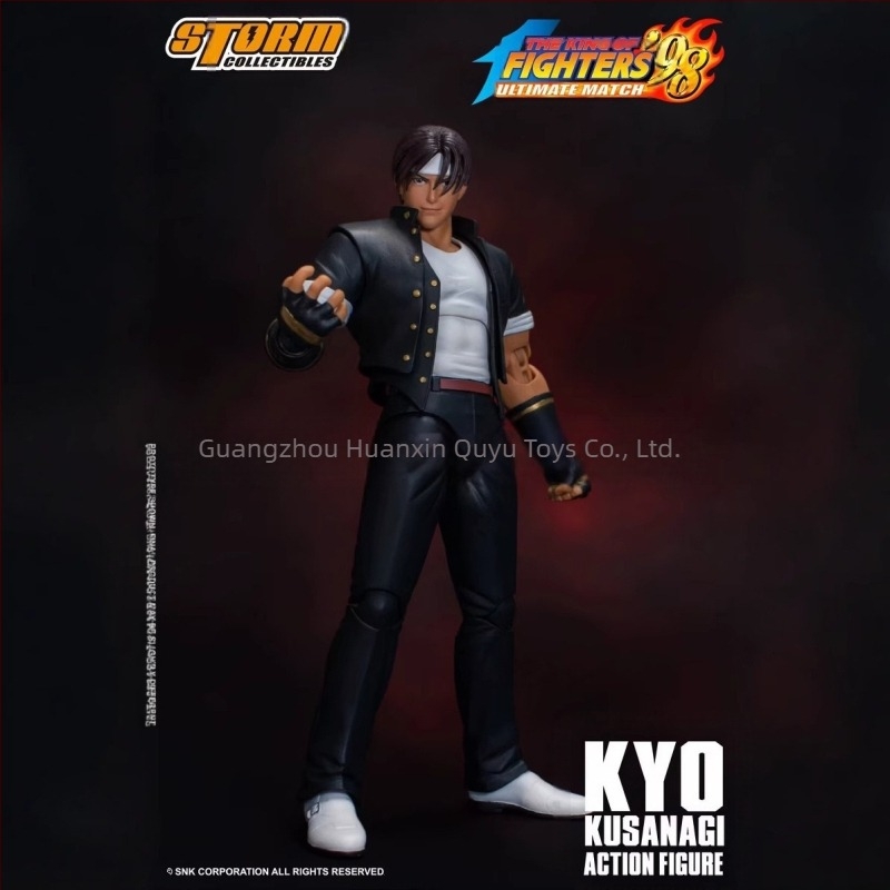 Παιχνίδια st 1/12gk Βασιλιάς των Βασιλέων 98 Kusanagi Κινητό Άγαλμα Κούκλας με Στολίδια που Περιβάλλουν Κινούμενα Σχέδια