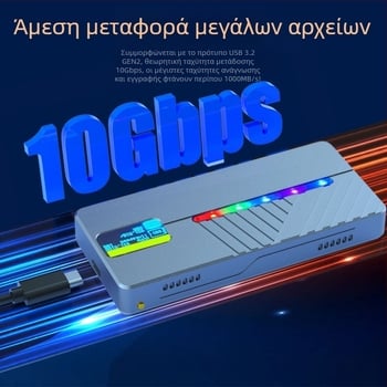 Διασυνοριακός έξυπνος σκληρός δίσκος m.2 SSD NVME/NGFF διπλού πρωτοκόλλου από κράμα αλουμινίου για φορητούς υπολογιστές