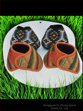 Σετ Ιππασίας με Πέταλο, Ιαπωνικό Προστατευτικό Υφασμάτινο Πέδιλο για Οπλή, Ανθεκτικό Αντικραδασμικό Προστατευτικό Εξοπλισμό για Άλογα