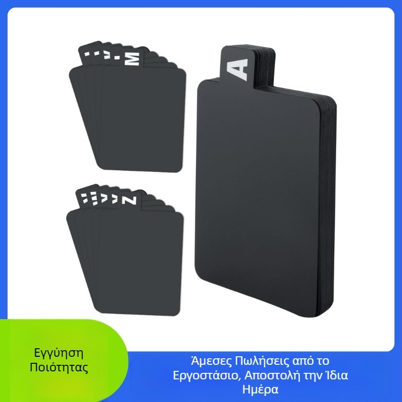 σε απόθεμα χονδρικής διασυνοριακές εκρήξεις διαχωριστής γραμμάτων PpA-Z μαύρος διαχωριστής αποθήκευσης αρχείων ευρετήριο ταξινόμηση καρτών