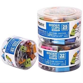 Χονδρικό κλιπ μακριάς ουράς χρώματος με χαμογελαστό πρόσωπο με μακριά ουρά κλιπ Bill anti-tail κλιπ γραφείου κλιπ A4 φάκελος