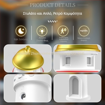 Διασυνοριακή λάμπα προβολής φεγγαρόφωτου, νυχτερινό φως ατμόσφαιρας, στολίδια δώρων διακοπών, λάμπα ατμόσφαιρας με αισθητήρα ανθρώπινου σώματος, έξυπνη λάμπα γραφείου