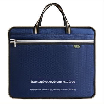 Τσάντα εγγράφων από καμβά A4 Χαρτοφύλακας γραφείου Χαρτοφύλακας Τσάντα φοιτητή Πληροφορίες Άνδρες και γυναίκες Φερμουάρ Αδιάβροχο Μεγάλη χωρητικότητα παραγωγής