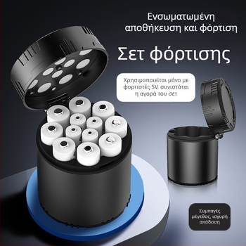 Μπαταρία λιθίου No.5 No.7 σταθερής τάσης 1.5V επαναφορτιζόμενη 12 φορτιστής αποθήκης ανθεκτική φόρτιση αποθήκευσης ενσωματωμένος φορτιστής AA