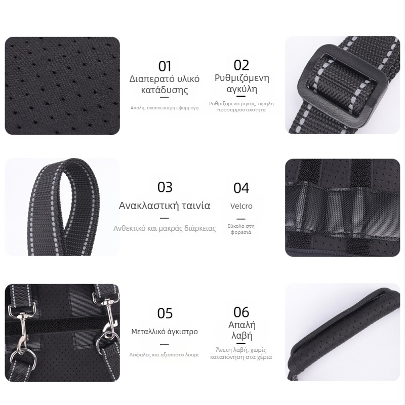 Ζώνη οπίσθιου ποδιού σκύλου για διασυνοριακή χρήση για ηλικιωμένους σκύλους, Αποκατάσταση σκύλων με αναπηρία, Χονδρική πώληση σχοινιών έλξης για ανύψωση οπίσθιων ποδιών