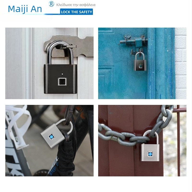 Μια γενιά έξυπνου λουκέτου δακτυλικών αποτυπωμάτων για οικιακή χρήση, αντικλεπτική αποθήκη, ντουλάπα κοιτώνων, ηλεκτρονική μικρή κλειδαριά δακτυλικών αποτυπωμάτων