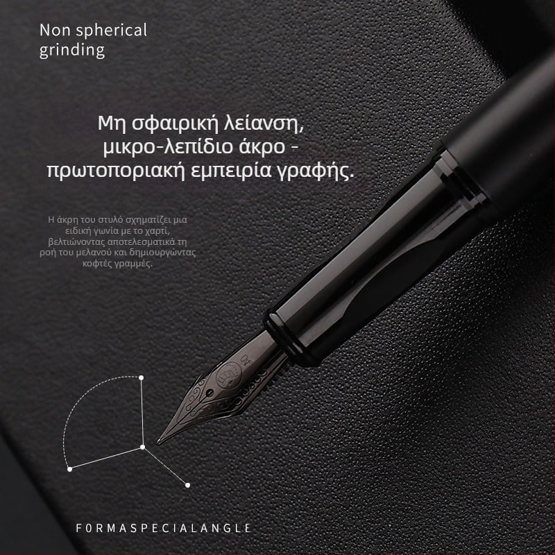 Σετ δώρου για στυλό για φοιτητές, χρήση γραφείου, λεπτή μύτη, στυλό καλλιγραφίας ενηλίκων, θήκη χαραγμένης πένας