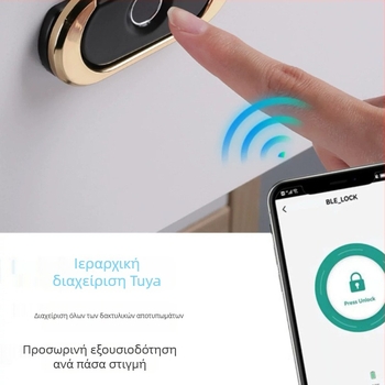 Κλειδαριά συρταριού με δακτυλικά αποτυπώματα για διασυνοριακή χρήση, μεταλλική κρυφή λαβή, κλειδαριά κομοδίνου, αρχειοθήκη, ηλεκτρονική κλειδαριά επίπλων γραφείου, κλείδωμα δακτυλικών αποτυπωμάτων