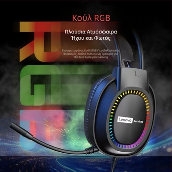 Lenovo E03Services Υπολογιστής Ακουστικά Ακουστικά USB Επιτραπέζιος υπολογιστής Notebook Κοτόπουλο Internet Cafe Ηλεκτρονικά αθλήματα Παιχνίδι