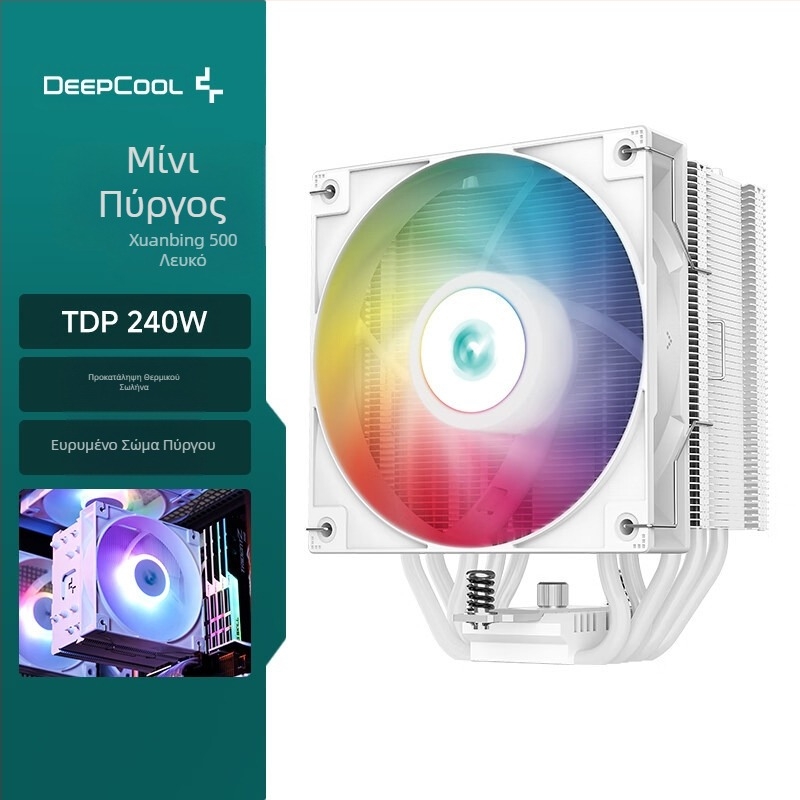 Kyushu Fengshen Xuan Bing 500 V5 CPU ψυγείο επιτραπέζιου υπολογιστή AM5 αθόρυβος ανεμιστήρας ARGB