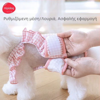 Κοιλιά με δαντέλα για μύκητες, παντελόνι για σκύλους κατά της παρενόχλησης, πάνα, ρούχα για κατοικίδια, για γυναίκες,