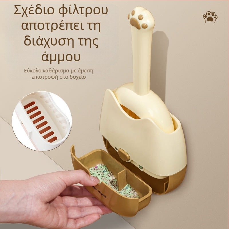 Νέο προϊόν για διασυνοριακή χρήση, δίχρωμη επιτοίχια άμμος για γάτες με διπλές προδιαγραφές. Σχεδιασμός δύο σε ένα για πιο άνετη αποθήκευση και σχεδιασμός αποσμητικού.