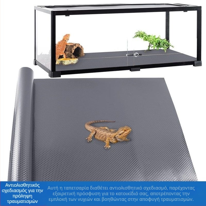 Πατάκι ερπετών Eva ανθεκτικό στη μούχλα, κάτω πατάκι για κουτί αναπαραγωγής φιδιού gecko, αντιολισθητικό χαλάκι από γυάλινο δοχείο, αντιολισθητικό, αδιάβροχο και εύκολο στη φροντίδα