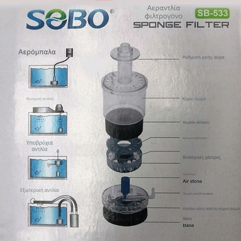 Songbao water goblin τρία σε ένα φίλτρο κεραμικό στρογγυλό ενυδρείο ψαριών μικρό ενυδρείο με οξυγόνο πνευματική μίνι αναρρόφηση τουαλέτας