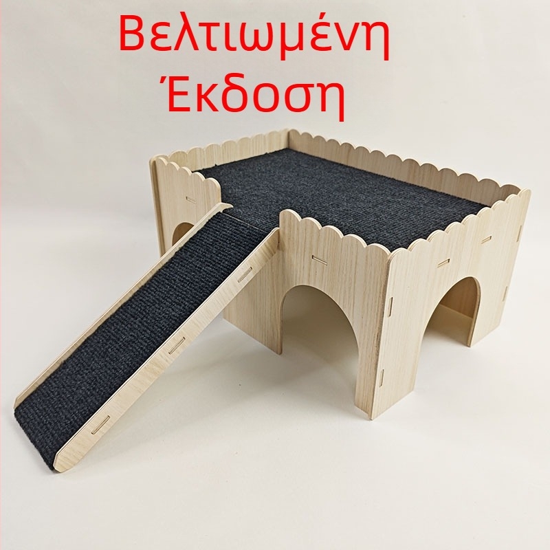 Μασίφ Ξύλινη Φωλιά Σκίουρου Χάμστερ Ολλανδικού Χοίρου Κουνέλι Τοτόρο Χρυσή Αρκούδα Μικρό Σπίτι Ινδικό Χοιρίδιο Σκαντζόχοιρος Μικρή Φωλιά Κατοικίδιων Υπνοδωμάτιο