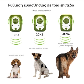 Διασυνοριακά είδη κατοικίδιων Νέα υπερηχητική συσκευή κατά του γαβγίσματος Εξωτερική συσκευή απώθησης σκύλων Αντιθορυβική συσκευή εκπαίδευσης σκύλων για εκπαιδευτές κατοικίδιων