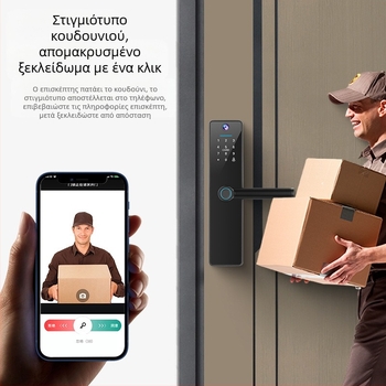 Κλειδαριά δακτυλικών αποτυπωμάτων με γκράφιτι, ξύλινη πόρτα, έξυπνη κλειδαριά, γραφείο, υπνοδωμάτιο, διασυνοριακή ενοικίαση νέου μοντέλου, δωμάτιο με τηλεχειριστήριο