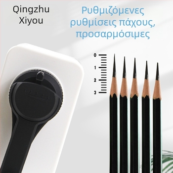 Qingzhu Xiyou σκίτσο σκίτσο ξύστρα ξύστρα ξύστρα χειρός τέχνη ακατέργαστος ξυλάνθρακας ξύστρα ξύστρα μολυβιών