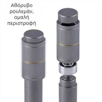 Στυλό HPO με περιστρεφόμενο άξονα, περιστρεφόμενο στυλό gel αποσυμπίεσης από κράμα αλουμινίου, μεταλλικό υψηλής ποιότητας περιστρεφόμενο στυλό, βαριάς αίσθησης στο χέρι, στυλό υπογραφής αποσυμπίεσης