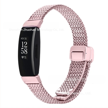 Κατάλληλο για Fitbit inspire1/2 Μαγνητικό λουράκι Milan Nice Mesh με μαγνητικό λουράκι ψαροκόκαλου Milan