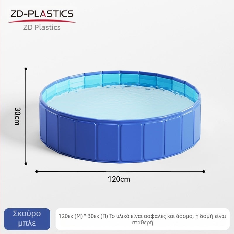 Νέα φουσκωτή πισίνα για κατοικίδια από PVC, πισίνα με άμμο για γάτες και σκύλους, παιδική πισίνα, δωρεάν φουσκωτή πτυσσόμενη μπανιέρα